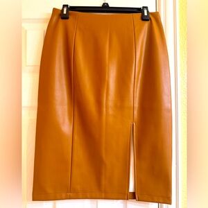 Brown Steve Madden - Soft Pleather Skirt